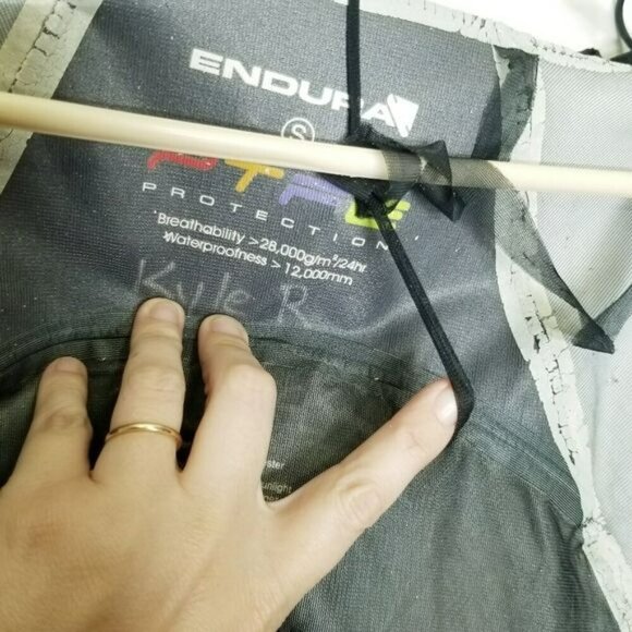 Endura PTFE Protection Waterproof Cycling Biking Jacket Mens S Black Polyester‎ - Picture 4 of 16